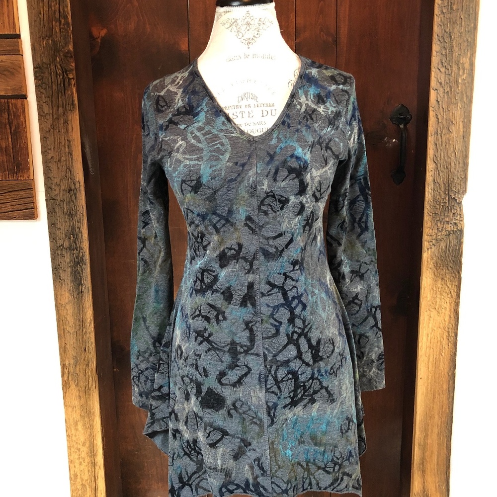Sno Skins Tunic, S, Blues/Grays